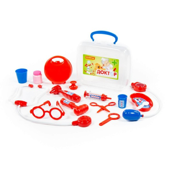 Детский игрушечный набор доктора №3 (в чемоданчике) арт. 56559 Полесье - фото 2 - id-p141127038