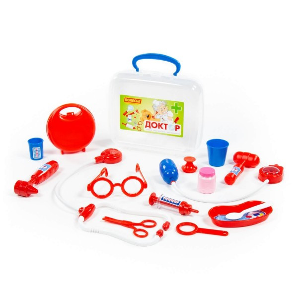 Детский игрушечный набор доктора №3 (в чемоданчике) арт. 56559 Полесье - фото 3 - id-p141127038