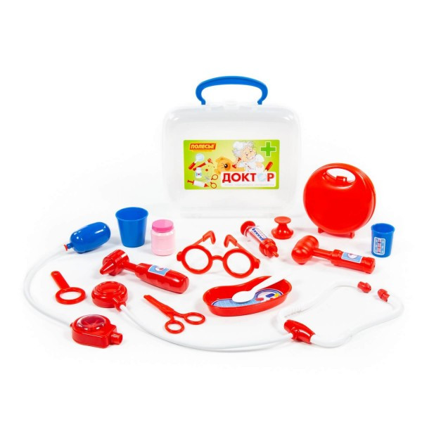 Детский игрушечный набор доктора №3 (в чемоданчике) арт. 56559 Полесье - фото 4 - id-p141127038