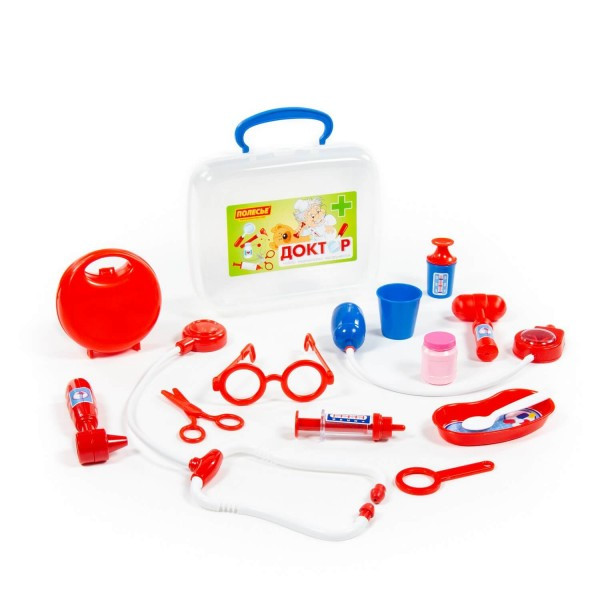 Детский игрушечный набор доктора №3 (в чемоданчике) арт. 56559 Полесье - фото 6 - id-p141127038