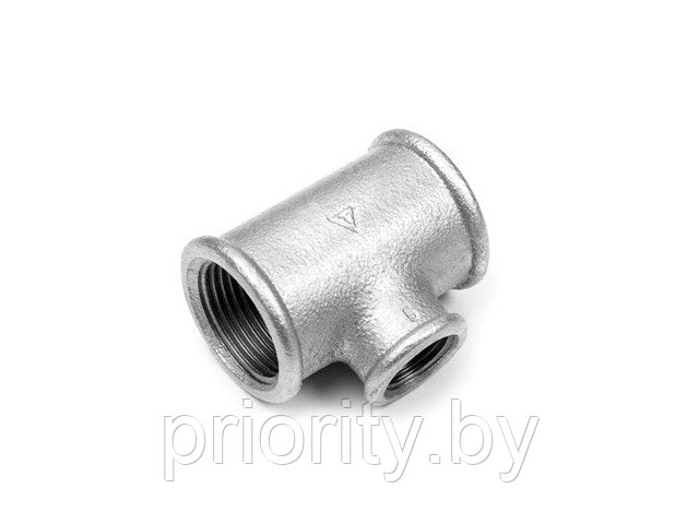 Тройник ред. 3/4"х1/2"х3/4" оцинкованн. TITAN (Livarna TITAN) - фото 1 - id-p141124512