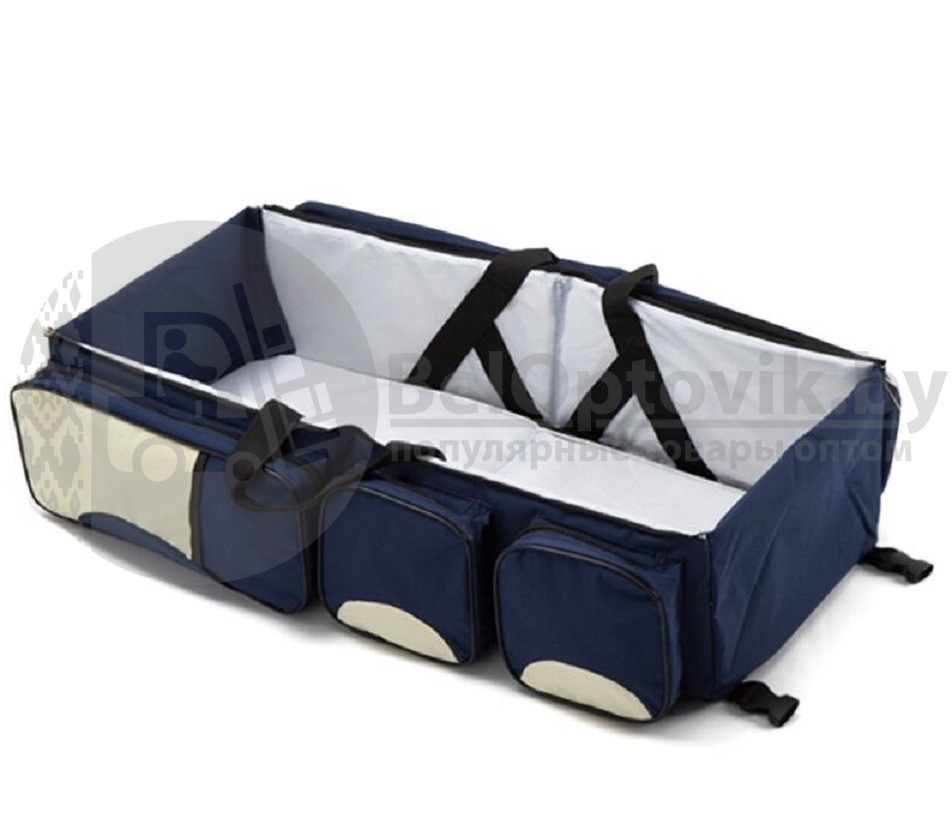 Детская сумка кровать Baby Travel Bed and Bag от 0 до 12 мес. (Складная дорожная люлька переноска) - фото 6 - id-p109390316