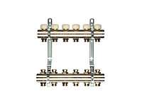 Коллекторная группа без расходомеров в сборе, 1"х6 вых. Евроконус 3/4" General Fittings