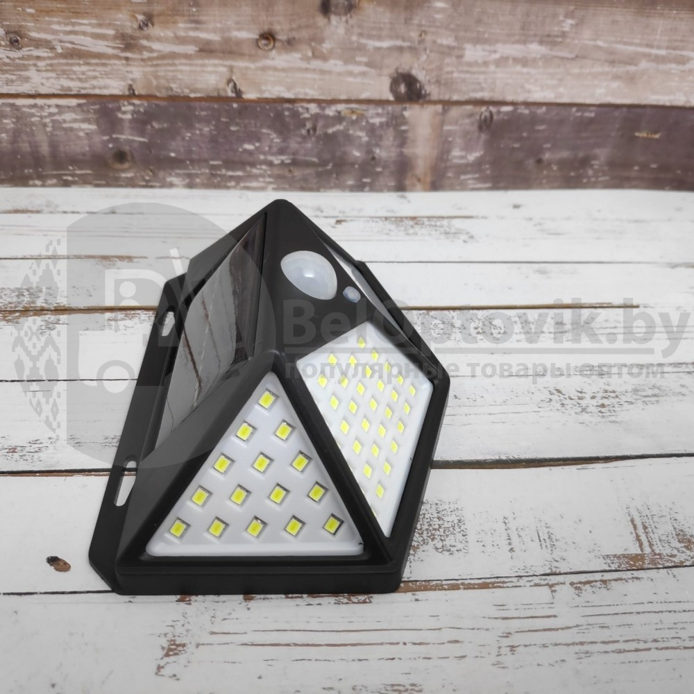 Фонарь с датчиком движения на солнечной батарее 100 LED Solar Interaction Wall Lamp - фото 4 - id-p133998721