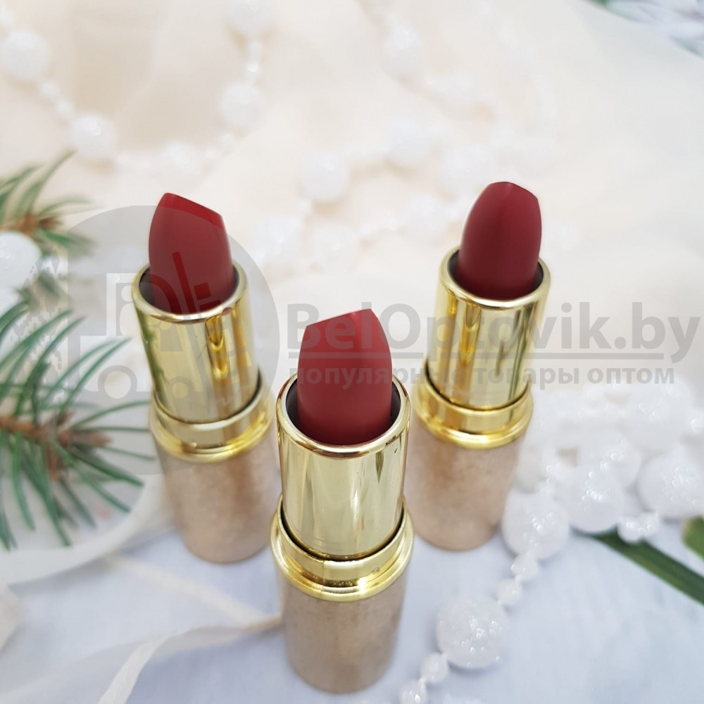 Набор помад в подарочной упаковке MAC matte lipstick rouge a levres Gold (12 матовых оттенков по 3 g) - фото 3 - id-p113222256