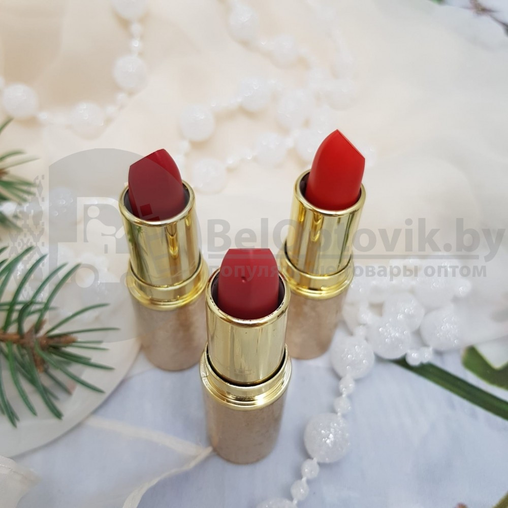 Набор помад в подарочной упаковке MAC matte lipstick rouge a levres Gold (12 матовых оттенков по 3 g) - фото 4 - id-p113222256