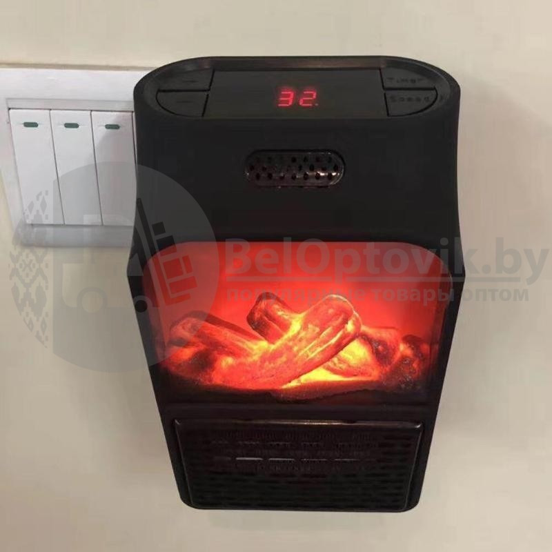 Мини обогреватель Камин Flame Heater (Handy Heater) с пультом управления, 1 000 Вт - фото 3 - id-p111555061