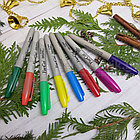 Набор  для раскрашивания новогоднего шара Magic Tree (Ёлочка, 3 шара, 8 маркеров). Елка, новогодние шары, фото 5