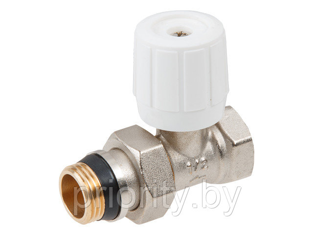 Кран вентильный для радиатора 1/2" прямой с ручкой AV Engineering
