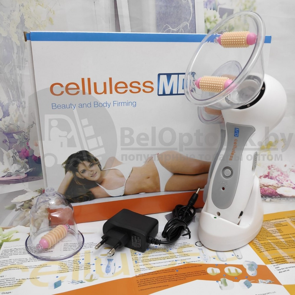 Вакуумный антицеллюлитный массажер Celluless MD (Целлулес МД) 220 V - фото 6 - id-p109389924