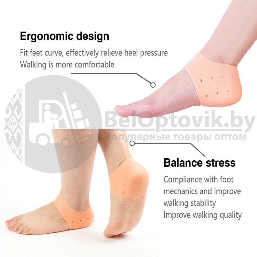 Силиконовые носочки для пяток Scholl Heel Anti-Crack Sets - фото 3 - id-p109390132