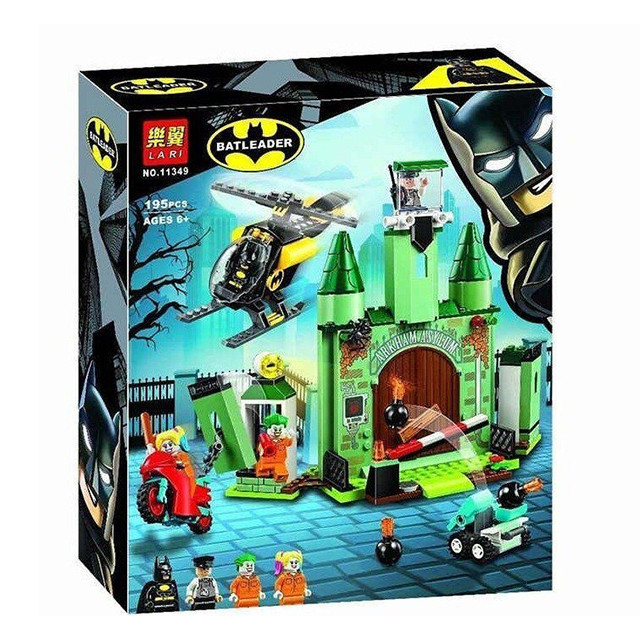 Конструктор Lari Super Heroes 11349 Бэтмен и побег Джокера (аналог Lego Super Heroes 76138) 195 деталей - фото 1 - id-p141159276