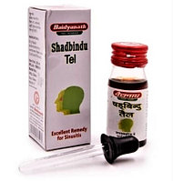 Масляные капли Шадбинду Baidyanath Shadbindu Tel,  50 мл