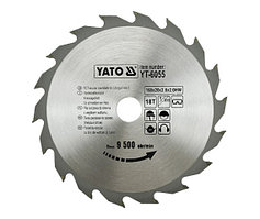 Пила дисковая по дереву 160*20*18T "Yato" YT-6055