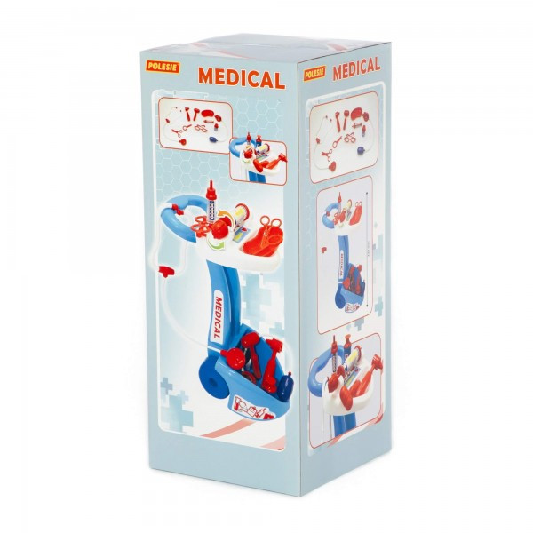 Детский игрушечный набор доктора №10 Полесье (10 элементов, в коробке) арт. 68613 - фото 5 - id-p141241555