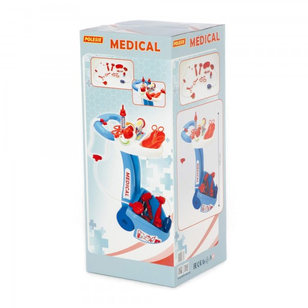 Детский игрушечный набор доктора №10 Полесье (10 элементов, в коробке) арт. 68613 - фото 6 - id-p141241555