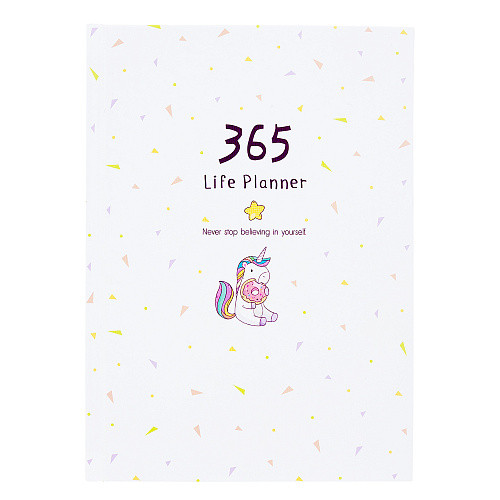 Ежедневник "365" Единорог с пончиком