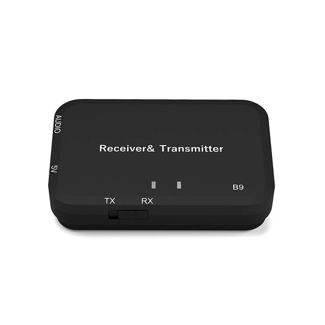 Bluetooth аудио передатчик+приёмник для ТВ Palmexx PXB9 v5.0 с аккумулятором, подходит для любых BT наушников.
