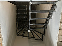 Металлокаркас лестницы под обшивку модель 46
