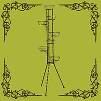 Стойка для цветов "Стелла-7" черная