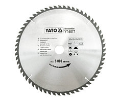 Диск пильный с напаянными зубцами 300/30 60T "Yato" YT-6077