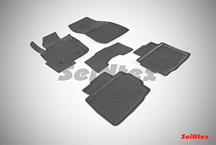 Коврики в салон Seintex "БОРТ" FORD MONDEO V, 2015-, с перемычкой