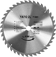 Диск пильный по дереву 350/30 40T "Yato" YT-6081