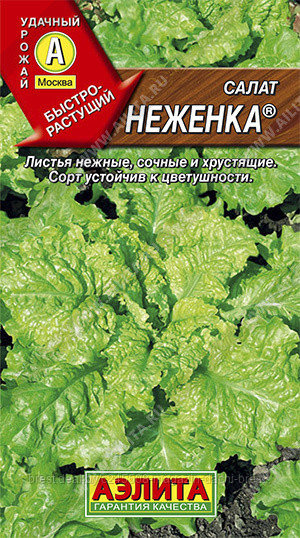 Салат Неженка листовой, 0.5 гр, Россия