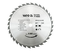 Диск пильный по дереву 400/30 32T "Yato" YT-6085