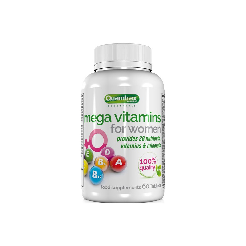 Витамины Quamtrax Mega Vitamins for Women 60 таб - фото 1 - id-p141250831
