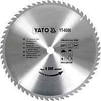 Диск пильный по дереву 400/30 60T "Yato" YT-6086