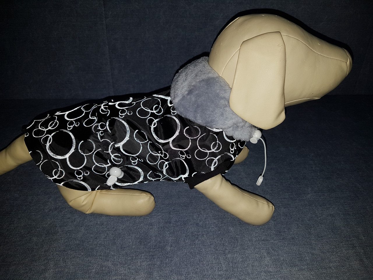 Куртки для собак на подкладке Софт (гладкий иск.мех) - ЕвроЗима с рисунком "Сечки" - фото 1 - id-p137271928