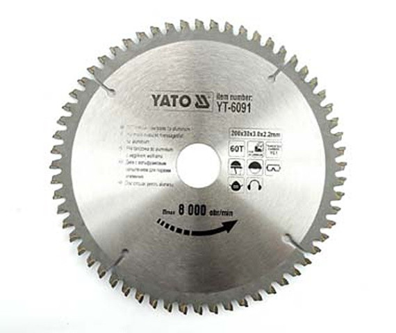 Пила дисковая по алюминию 350*30*100T"Yato" YT-6099