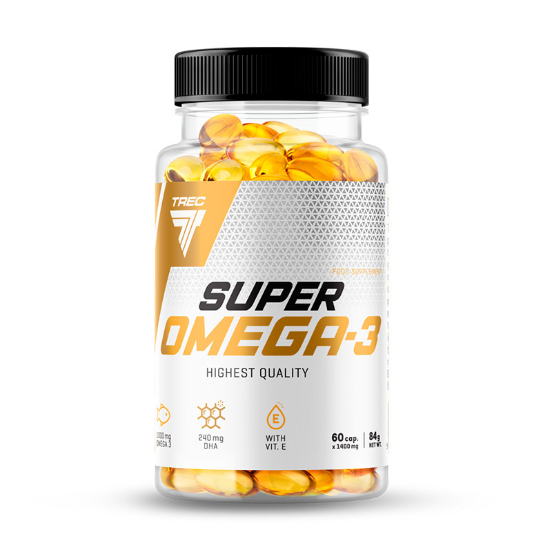 Омега 3 Trec Nutrition Super Omega-3 60 кап - фото 1 - id-p141256405