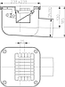 HL681 Трап с обратным клапаном, с решёткой из ABS, с  горизонтальным выпуском DN 110, фото 2