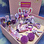 Набор заколок подарочный Happy Every Day 18в1 Семь расцветок Фиолетовый, фото 9