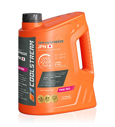 Антифриз Coolstream JPN Pink Red (канистра 5кг), фото 2