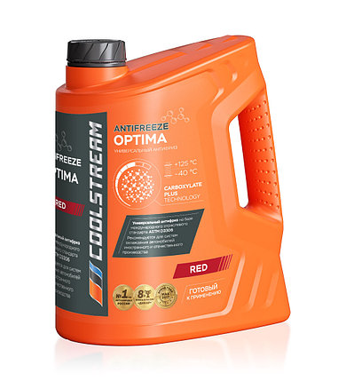Антифриз Coolstream Optima Red / Green (канистра 5кг, 1кг), фото 2