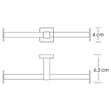Держатель для туалетной бумаги Wasserkraft Lippe K-6596D, фото 2