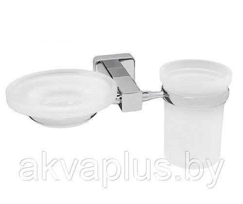 Держатель для мыльницы и стакана Wasserkraft Lippe K-6526 - фото 1 - id-p49455378