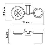 Держатель для мыльницы и стакана Wasserkraft Lippe K-6526, фото 2