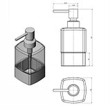 Дозатор для жидкого мыла настольный Langberger VICO 11323А, фото 2