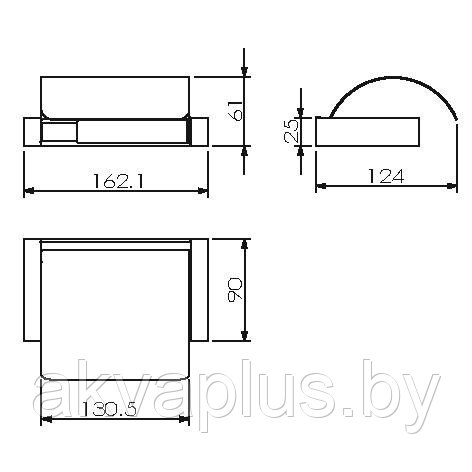 LANGBERGER VICO Бумагодержатель с крышкой (гориз.) 30041A - фото 2 - id-p49455682