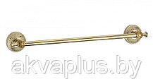 Держатель для полотенец прямой 60 см золото Savol S-005824B