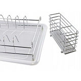 Сушилка для тарелок на стол 1-хярусная Metlex MX0085 (47*20*9,5), фото 2