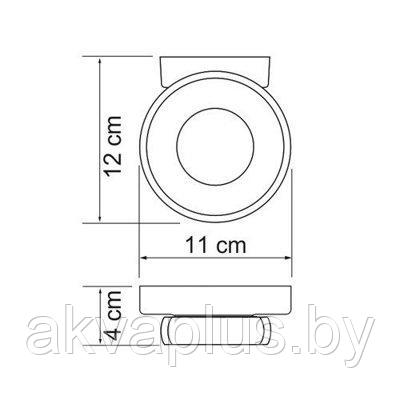 Мыльница стеклянная Wasserkraft Berkel K-6829 - фото 2 - id-p49455474