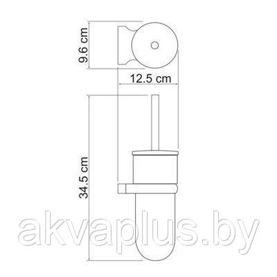 Ершик для унитаза Wasserkraft Berkel K-6827 - фото 2 - id-p49455475