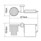 Держатель для туалетной бумаги и освежителя Wasserkraft Donau K-9459, фото 2