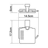 Держатель для туалетной бумаги Wasserkraft Exter K-5225, фото 2