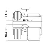 Держатель туалетной бумаги и освежителя WasserKraft Isen K-4059, фото 2